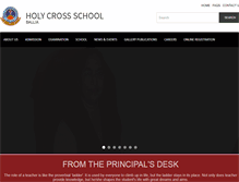 Tablet Screenshot of holycrossballia.com